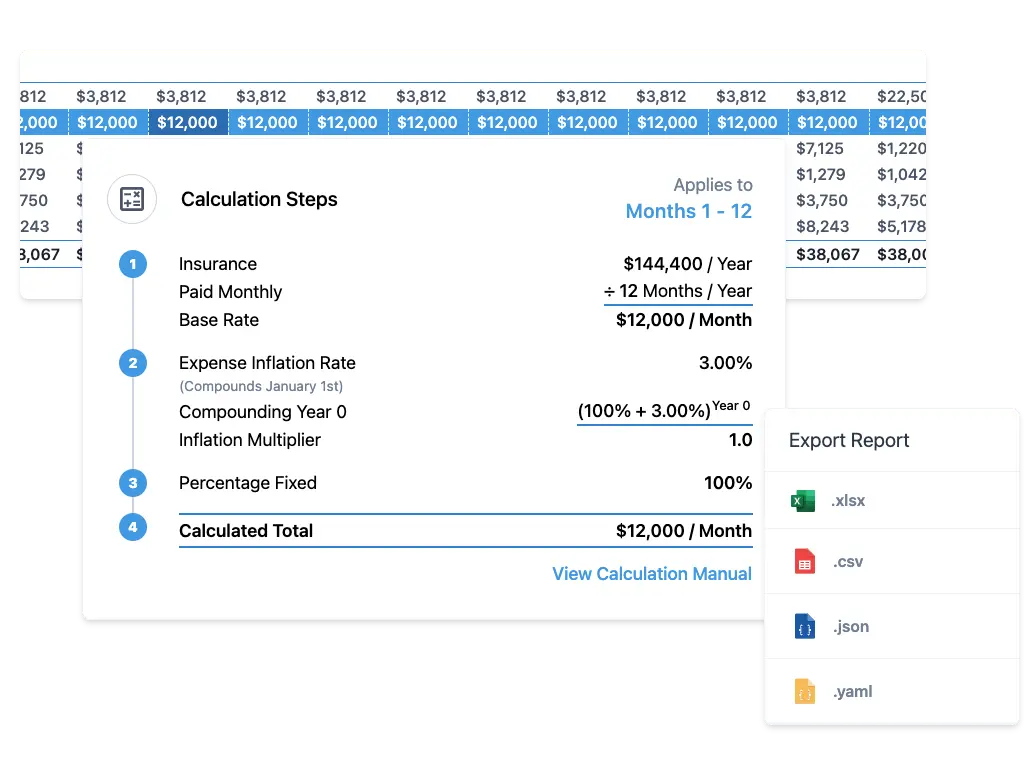 Revealing the calculation steps