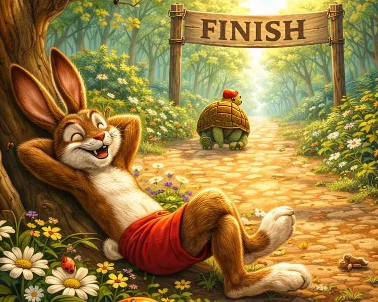 Free rent is the equivalent of the hare sleeping at the beginning of the race