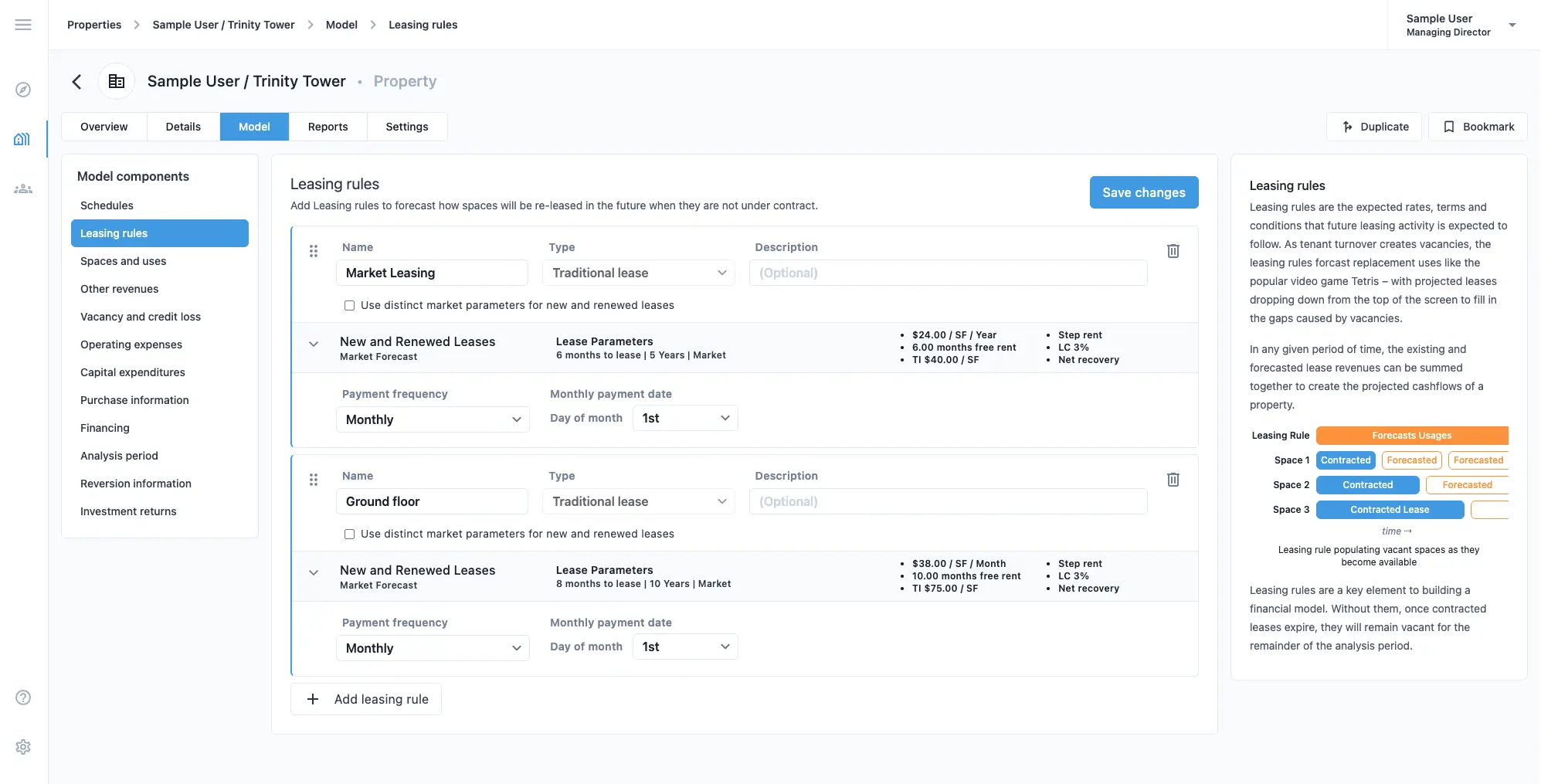 Screenshot: Companion documentation interface